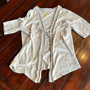 Lole short sleeve cardigan, like new